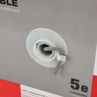 Кабель витая пара U/UTP кат.5E 4х2х24AWG нг(А)-HF сер. LIGHT (305м) Rexant 01-0059 ТехноИмпульс