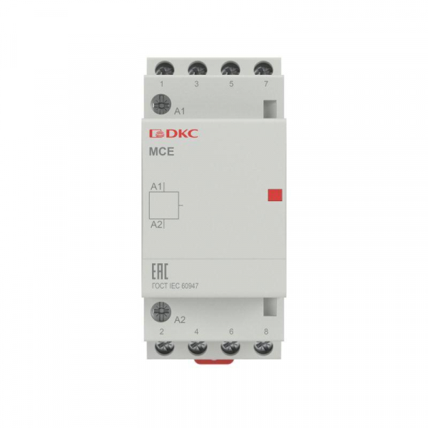 Контактор модульный YON max типа MCE 4P 25A 240В 4НО YON MCE-25-40-A240 ТехноИмпульс