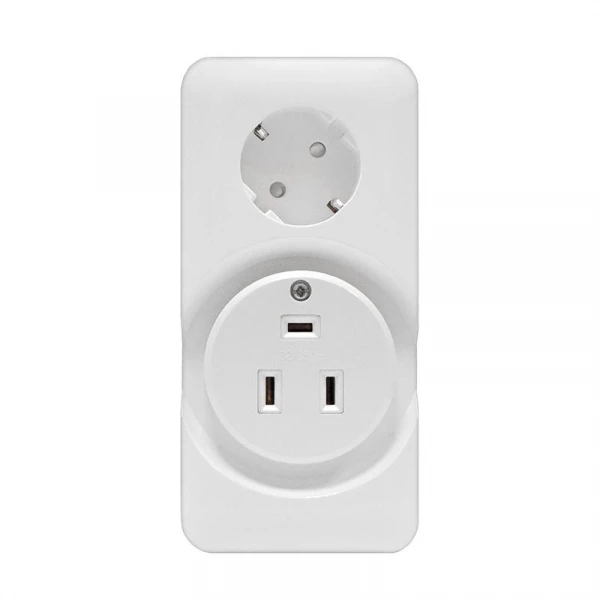 Розетка 2-м комбинированная для электроплиты 32А + розетка с/з 16А 250В бел. Universal 5310 ТехноИмпульс