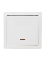 Выключатель 1-кл. ОП LETO с индикацией бел. LEZARD 752-0200-111 ТехноИмпульс