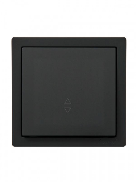 Выключатель проходной 1-кл. ОП LETO черн. бархат LEZARD 752-4200-105 ТехноИмпульс