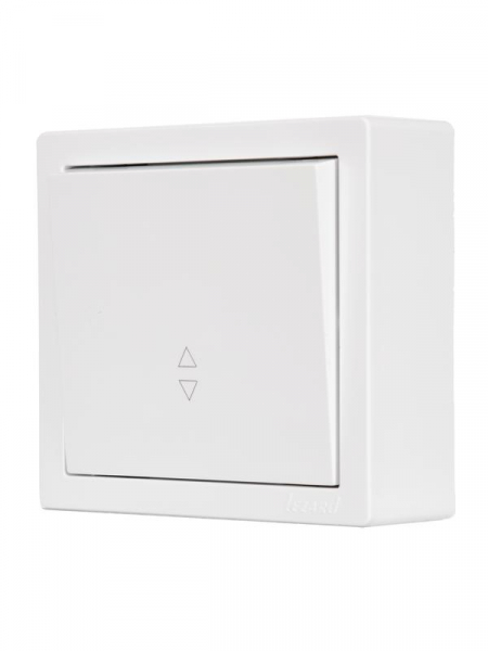 Выключатель проходной 1-кл. ОП LETO бел. LEZARD 752-0200-105 ТехноИмпульс