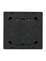 Выключатель 2-кл. ОП LETO с индикацией черн. бархат LEZARD 752-4200-112 ТехноИмпульс