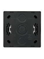 Розетка 1-м ОП LETO без заземл. ПБТ черн. бархат LEZARD 752-4200-121B ТехноИмпульс