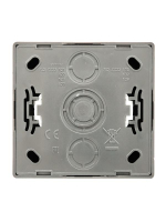 Розетка 1-м ОП LETO без заземл. ПБТ платина LEZARD 752-3500-121B ТехноИмпульс