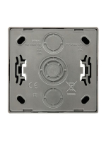 Розетка 1-м ОП LETO с заземл. ПБТ платина LEZARD 752-3500-122B ТехноИмпульс