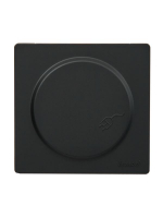 Розетка 1-м ОП LETO с заземл. с крышкой LETO ПБТ черн. бархат LEZARD 752-4200-123B ТехноИмпульс