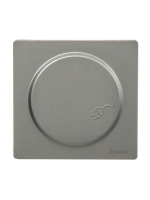 Розетка 1-м ОП LETO с заземл. с крышкой LETO ПБТ платина LEZARD 752-3500-123B ТехноИмпульс