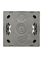 Розетка 1-м ОП LETO с заземл. с крышкой LETO ПБТ платина LEZARD 752-3500-123B ТехноИмпульс