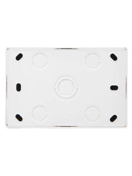 Розетка 2-м ОП LETO без заземл. закрытый корпус ПБТ бел. LEZARD 752-0200-128B ТехноИмпульс