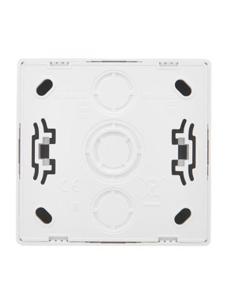 Розетка компьютерная 1-м ОП RJ45 LETO бел. LEZARD 752-0200-139 ТехноИмпульс