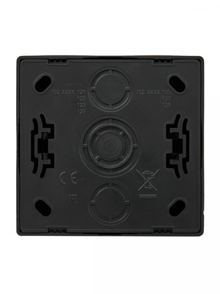 Розетка компьютерная.1-м ОП RJ45 LETO черн. бархат LEZARD 752-4200-139 ТехноИмпульс