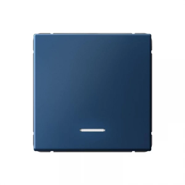 Выключатель 1-кл. ArtGallery (сх. 1а) 10AX с подсветкой механизм аквамарин SE GAL001113 ТехноИмпульс