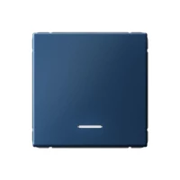 Выключатель 1-кл. ArtGallery (сх. 1а) 10AX с подсветкой механизм аквамарин SE GAL001113 ТехноИмпульс