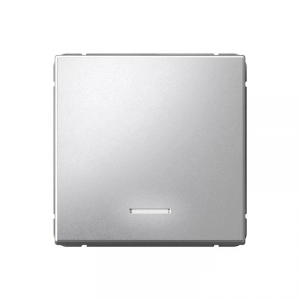 Выключатель 1-кл. ArtGallery (сх. 1а) 10AX с подсветкой механизм алюм. SE GAL000313 ТехноИмпульс