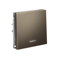 Выключатель 1-кл. ArtGallery (сх. 1а) 10AX с подсветкой механизм мокко SE GAL000613 ТехноИмпульс