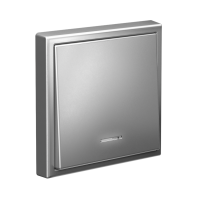 Выключатель 1-кл. ArtGallery (сх. 1а) 10AX с подсветкой механизм сталь SE GAL000913 ТехноИмпульс