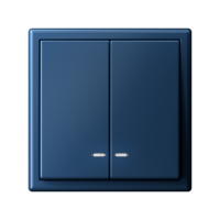 Выключатель 2-кл. ArtGallery (сх. 5а) 10AX с подсветкой механизм аквамарин SE GAL001153 ТехноИмпульс