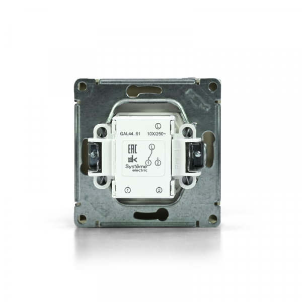 Переключатель 1-кл. ArtGallery IP44 10AX механизм алюм. SE GAL440361 ТехноИмпульс