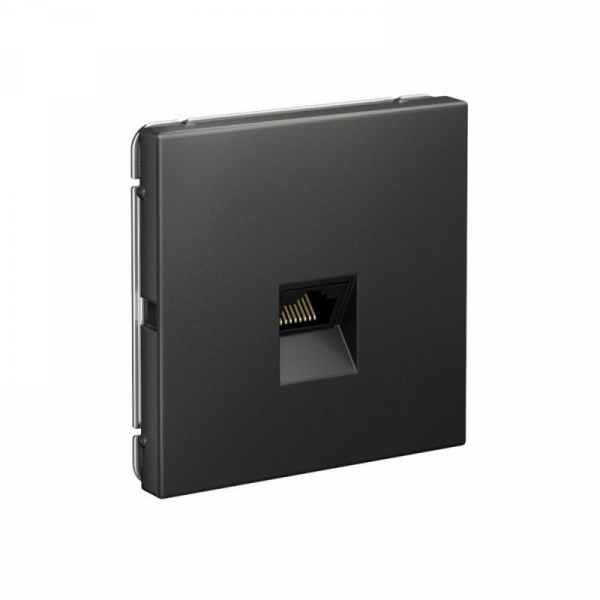 Розетка компьютерная ArtGallery RJ45 кат.6A механизм базальт SE GAL001486 ТехноИмпульс