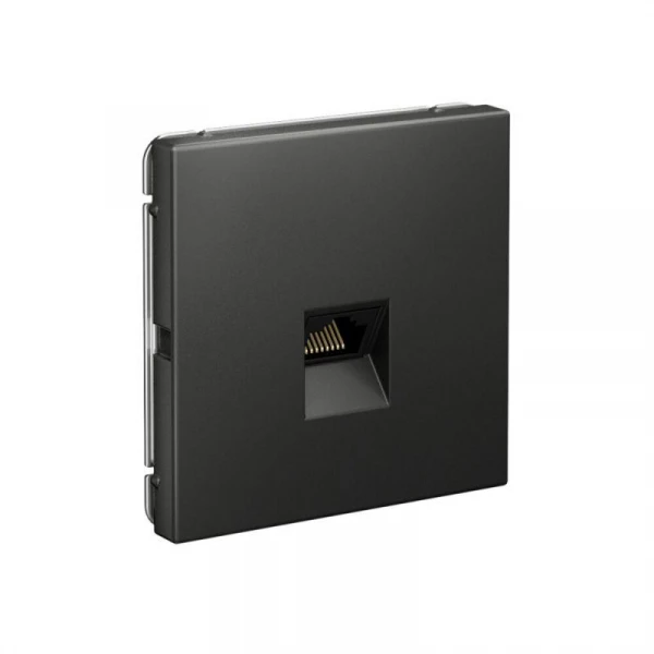 Розетка компьютерная ArtGallery RJ45 кат.6A механизм базальт SE GAL001486 ТехноИмпульс