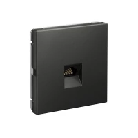 Розетка компьютерная ArtGallery RJ45 кат.6A механизм базальт SE GAL001486 ТехноИмпульс