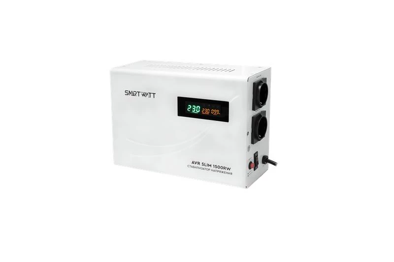 Стабилизатор напряжения настенный SMARTWATT AVR SLIM 1500RW 4512020310003 ТехноИмпульс