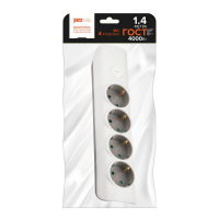 Удлинитель 4х1.4м с заземл. с выкл. бел. ET-04-140W JAZZway 5051799 ТехноИмпульс