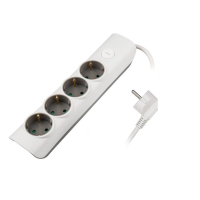 Удлинитель 4х3м с заземл. с выкл. бел. ET-04-300W (4х3.0) JAZZway 5051812 ТехноИмпульс