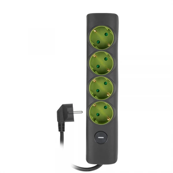 Удлинитель 4х5м с заземл. с выкл. сер. ET-04-500G JAZZway 5051898 ТехноИмпульс