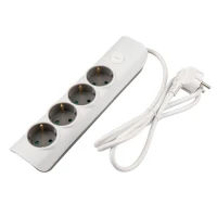 Удлинитель 4х5м с заземл. с выкл. бел. ET-04-500W (4х5.0) JAZZway 5051836 ТехноИмпульс