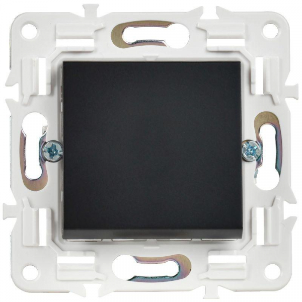 Выключатель 1-кл. SKANDY 10А SK-V01Bl черн. IEK SK-V10-0-10-K02 ТехноИмпульс