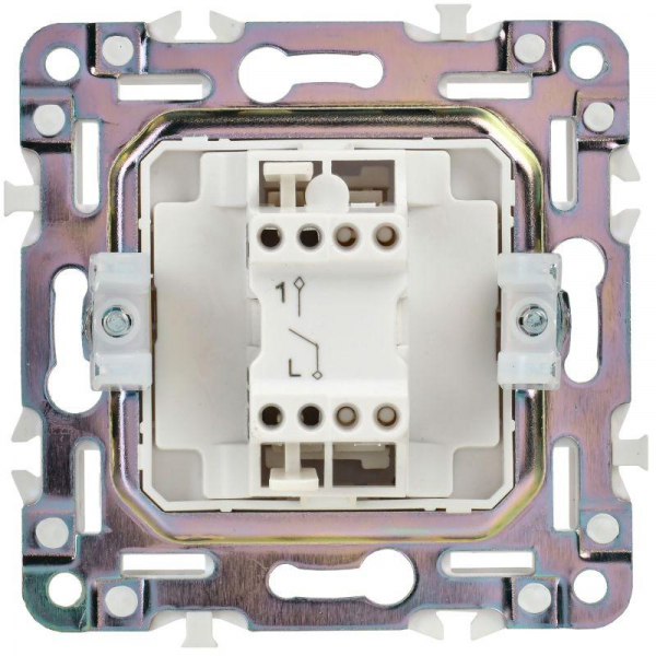 Выключатель 1-кл. SKANDY 10А SK-V01Bl черн. IEK SK-V10-0-10-K02 ТехноИмпульс
