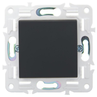 Выключатель 1-кл. SKANDY 10А SK-V01G графит IEK SK-V10-0-10-K53 ТехноИмпульс