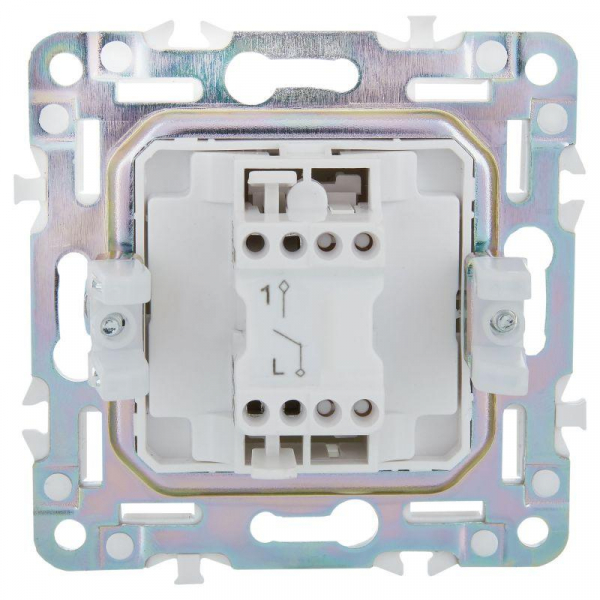 Выключатель 1-кл. SKANDY 10А SK-V01G графит IEK SK-V10-0-10-K53 ТехноИмпульс