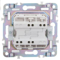 Выключатель перекрестный 1-кл. SKANDY 10А SK-V03W арктич. бел. IEK SK-V13-0-10-K01 ТехноИмпульс