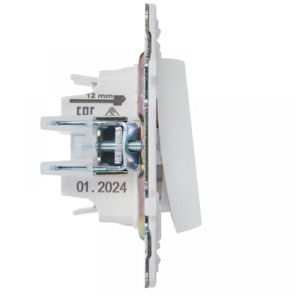 Выключатель перекрестный 1-кл. SKANDY 10А SK-V03W арктич. бел. IEK SK-V13-0-10-K01 ТехноИмпульс