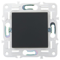 Выключатель проходной 1-кл. SKANDY 10А SK-V02G графит IEK SK-V12-0-10-K53 ТехноИмпульс