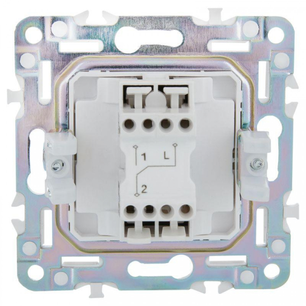 Выключатель проходной 1-кл. SKANDY 10А SK-V02G графит IEK SK-V12-0-10-K53 ТехноИмпульс