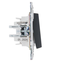 Выключатель проходной 1-кл. SKANDY 10А SK-V02G графит IEK SK-V12-0-10-K53 ТехноИмпульс