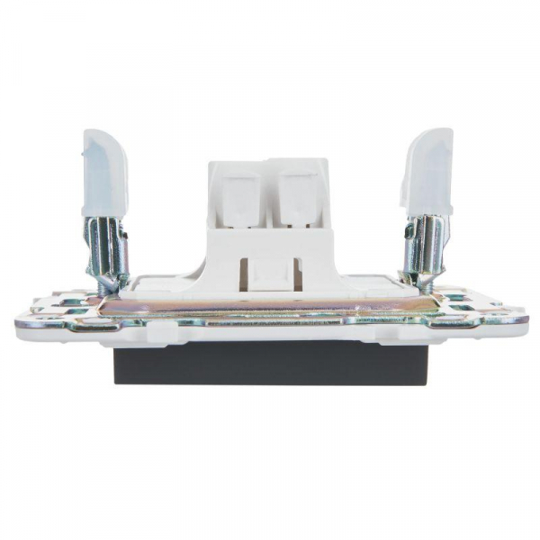 Выключатель проходной 1-кл. SKANDY 10А SK-V08G с индикацией графит IEK SK-V12-1-10-K53 ТехноИмпульс