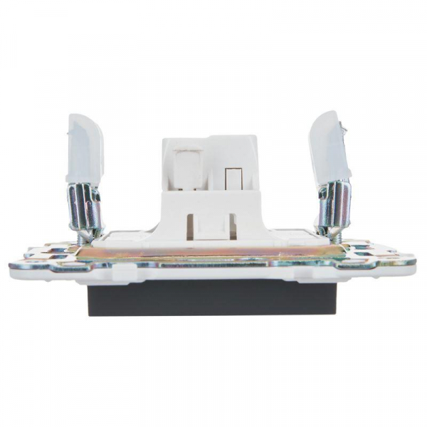 Выключатель 1-кл. SKANDY 10А SK-V07G с индикацией графит IEK SK-V10-1-10-K53 ТехноИмпульс