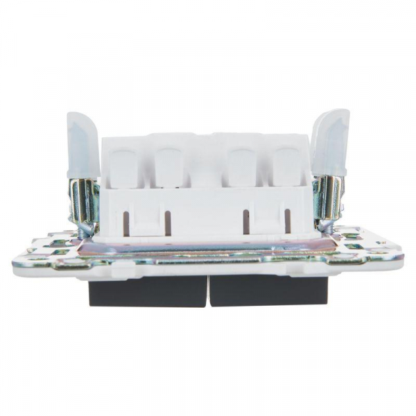 Выключатель проходной 2-кл. SKANDY 10А SK-V05G графит IEK SK-V22-0-10-K53 ТехноИмпульс