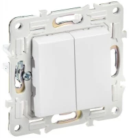 Выключатель проходной 2-кл. SKANDY 10А SK-V05W арктич. бел. IEK SK-V22-0-10-K01 ТехноИмпульс