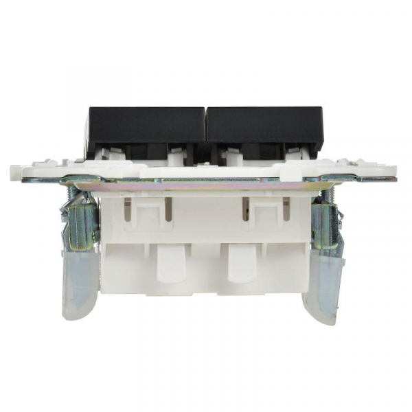 Выключатель проходной 2-кл. SKANDY 10А SK-V10Bl с индикацией черн. IEK SK-V22-1-10-K02 ТехноИмпульс