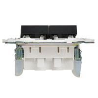 Выключатель проходной 2-кл. SKANDY 10А SK-V10Bl с индикацией черн. IEK SK-V22-1-10-K02 ТехноИмпульс