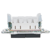 Выключатель проходной 2-кл. SKANDY 10А SK-V10G с индикацией графит IEK SK-V22-1-10-K53 ТехноИмпульс