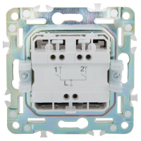 Выключатель 2-кл. SKANDY 10А SK-V09G с индикацией графит IEK SK-V20-1-10-K53 ТехноИмпульс