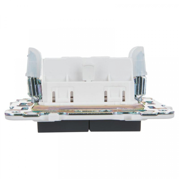 Выключатель 2-кл. SKANDY 10А SK-V09G с индикацией графит IEK SK-V20-1-10-K53 ТехноИмпульс