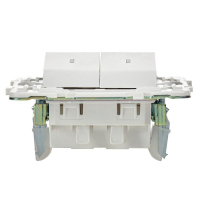 Выключатель 2-кл. SKANDY 10А SK-V09W с индикацией арктич. бел. IEK SK-V20-1-10-K01 ТехноИмпульс